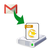 Gmail to PST